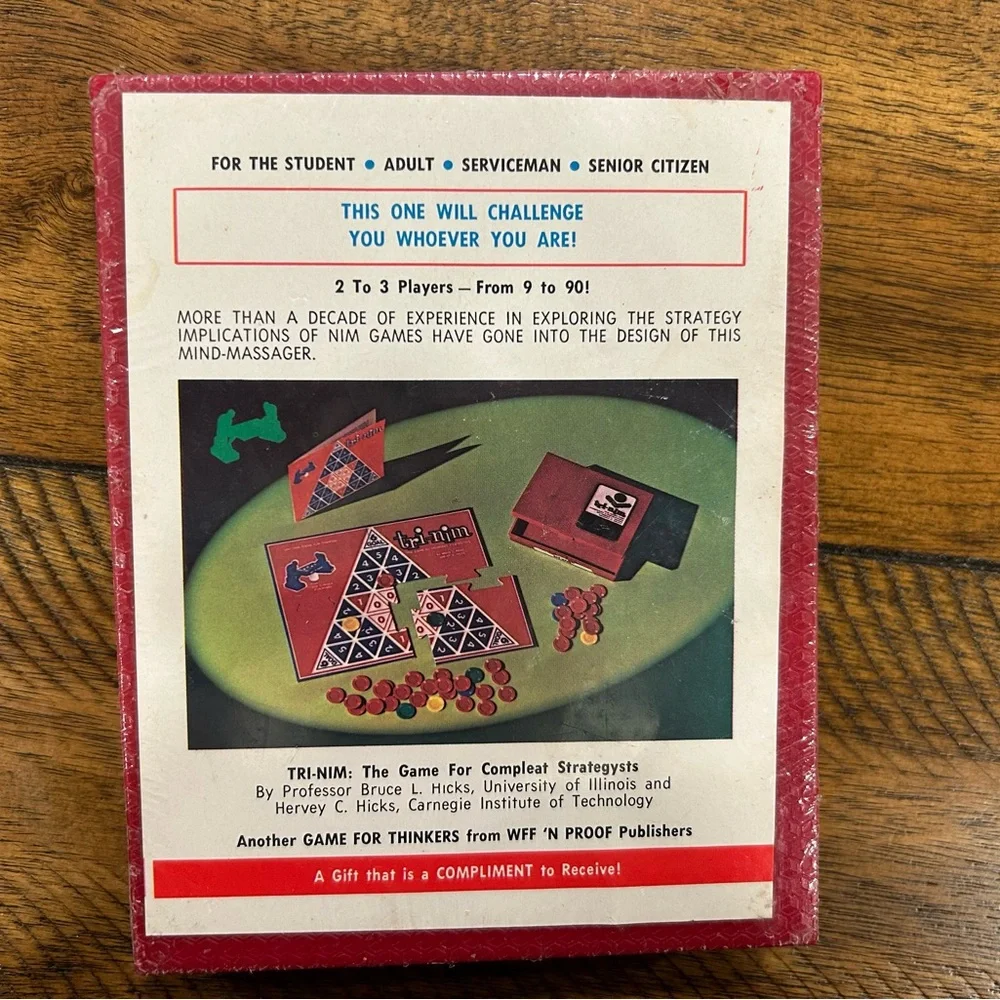 Tri-nim Game for Thinkers, vintage, new in package,